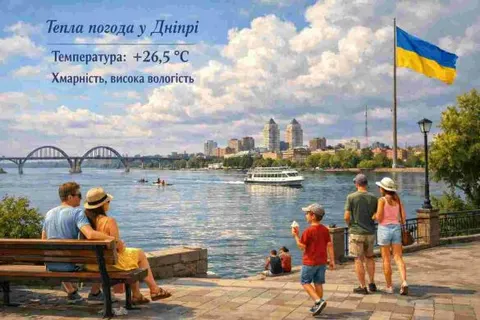 Теплий серпневий день у Дніпрі: що очікувати 12 серпня