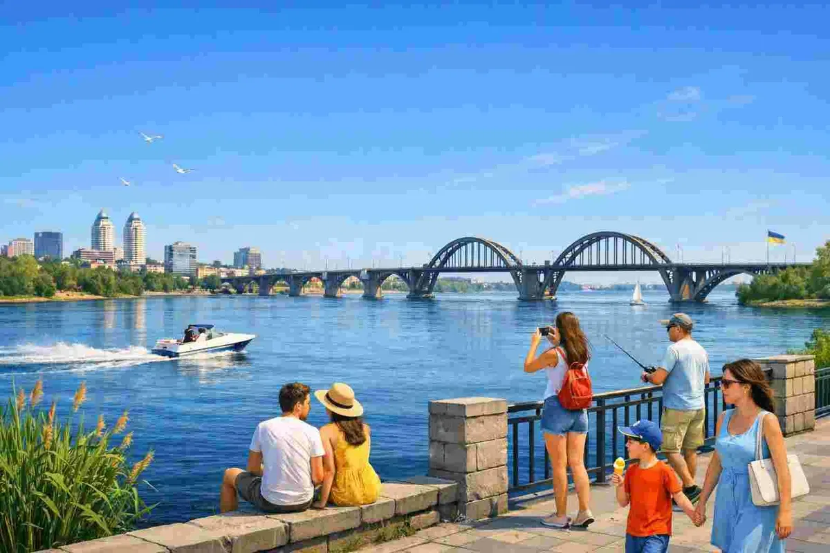 У Дніпрі 29 серпня: ясне небо та до +28°C — ідеальний день для прогулянок