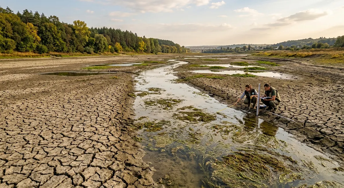 Львівщина: низька вода в річках тримається, попри дощі