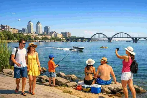 21 серпня у Дніпрі: ясна погода та спека до +32°C
