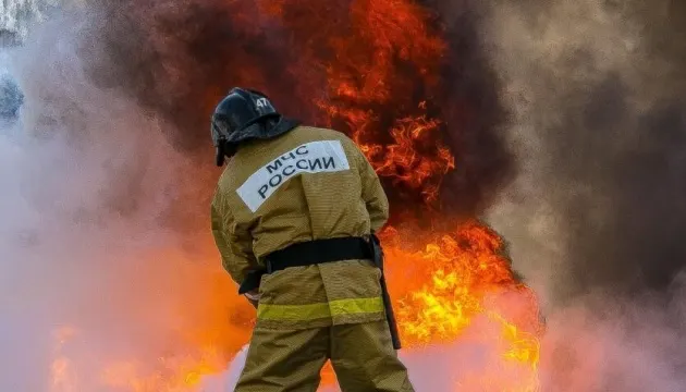 У Новоросійську після атаки дронів горів мазутний термінал