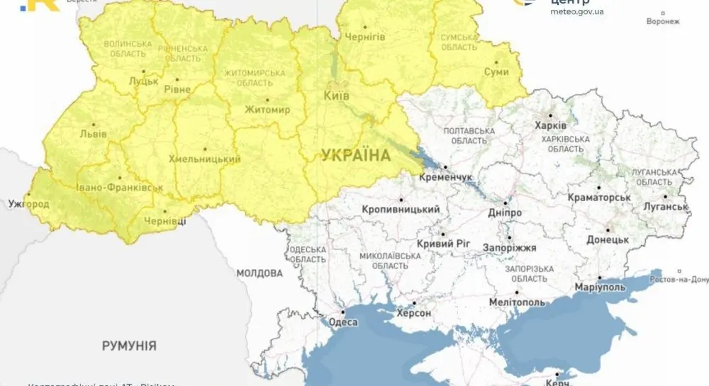 Спека відступає: 7 серпня в Україні очікуються грози, зливи та град