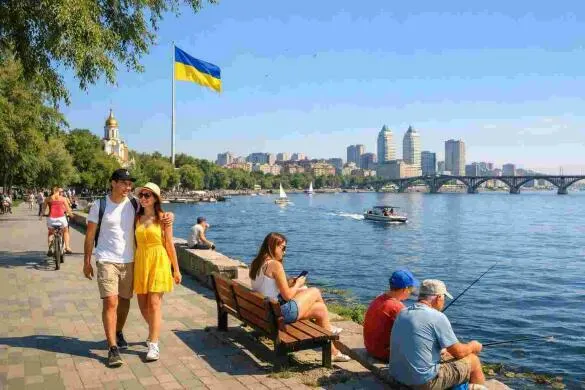 Спекотний день у Дніпрі 30 липня: ясне небо і температура до +25°C