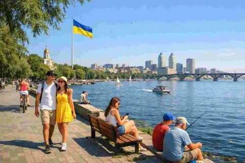 Спекотний день у Дніпрі 30 липня: ясне небо і температура до +25°C