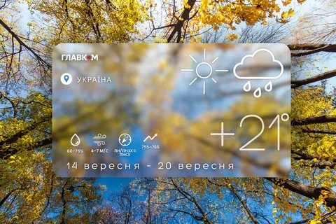 Тиждень 14–20 вересня: тепло без різких змін, але з дощами з 17-го