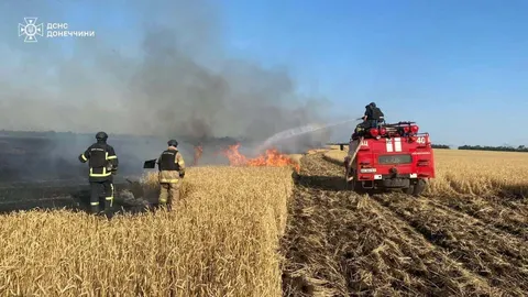 Надзвичайна пожежна небезпека на Донеччині: що загрожує регіону до 22 серпня