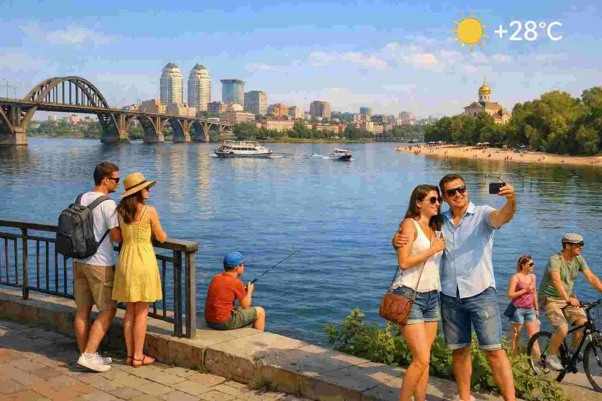 30 серпня у Дніпрі: тепло до +28°C та ясне небо