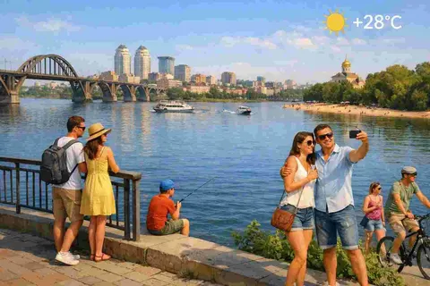 30 серпня у Дніпрі: тепло до +28°C та ясне небо